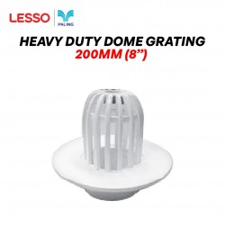 Lesso UPVC Heavy Duty Dome Grating 8'' (200MM)