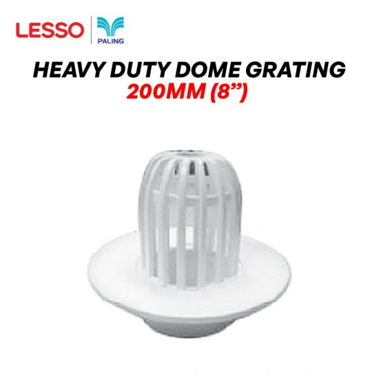 Lesso UPVC Heavy Duty Dome Grating 8'' (200MM) Lesso UPVC Heavy Duty Dome Grating 8'' (200MM)