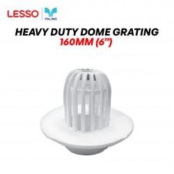Lesso UPVC Heavy Duty Dome Grating 6'' (160MM)