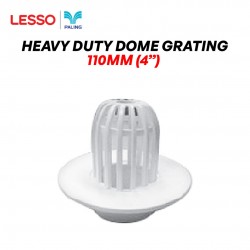 Lesso UPVC Heavy Duty Dome Grating 4'' (110MM)