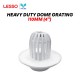 Lesso UPVC Heavy Duty Dome Grating 4'' (110MM) Lesso UPVC Heavy Duty Dome Grating 4'' (110MM)
