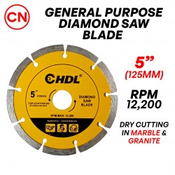 CN ''CHDL'' Diamond Saw Blade Cutting Disc Ultra Sharp 5'' 125MM (D) x 22.23MM (BD) x 1.9MM (T)