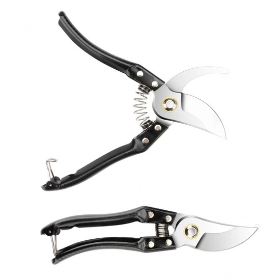 CN ''FENGSHUO'' #168 Pruning Shears Black Handle 8'' (200MM) + FREE 1PC Spring CN ''FENGSHUO'' #168 Pruning Shears Black Handle 8'' (200MM) + FREE 1PC Spring