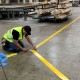 Mileqi PVC Floor Marking Tape Single Sided 12MM/24MM x 0.15MM (T) x 33M (L) - Yellow Mileqi PVC Floor Marking Tape Single Sided 12MM/24MM x 0.15MM (T) x 33M (L) - Yellow