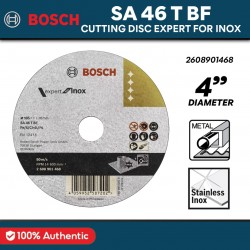 Bosch 2608901468  SA 46 T BF Cutting Disc Expert For Stainless Steel/Metal 105MM 4'' (D) x 16MM (BD) x 1.0MM (T)
