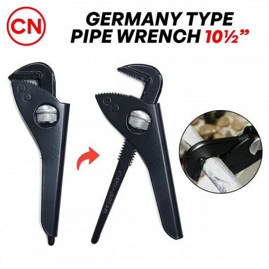 CN Germany Type Adjustable Pipe Wrench CN Germany Type Adjustable Pipe Wrench