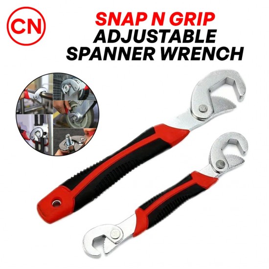 CN ''SNAP N GRIP'' 2pcs Multifunction Adjustable Spanner Wrench 8-32MM CN ''SNAP N GRIP'' 2pcs Multifunction Adjustable Spanner Wrench 8-32MM