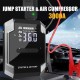 CN ''X5'' Cordless Automobile Jump Starter & Air Pump 20000mAh