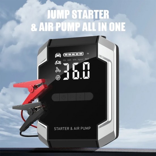 CN ''X5'' Cordless Automobile Jump Starter & Air Pump 20000mAh