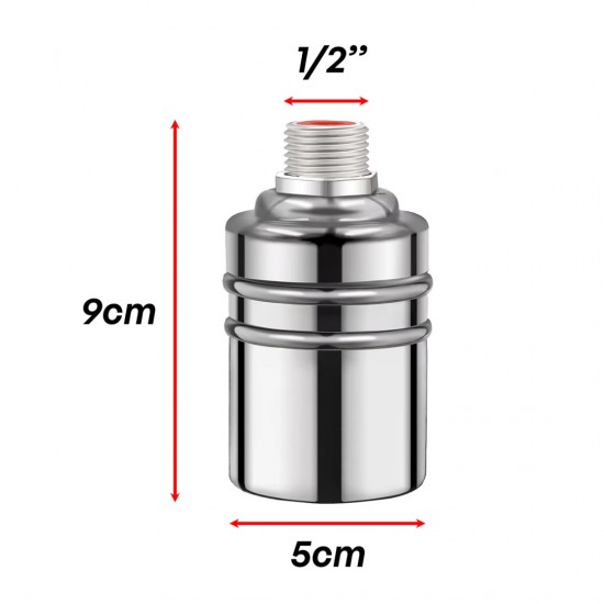 Home Store Mini Stainless Steel 304 Automatic Water Level Control Float Valve Mount Inside 1/2'' Home Store Mini Stainless Steel 304 Automatic Water Level Control Float Valve Mount Inside 1/2''