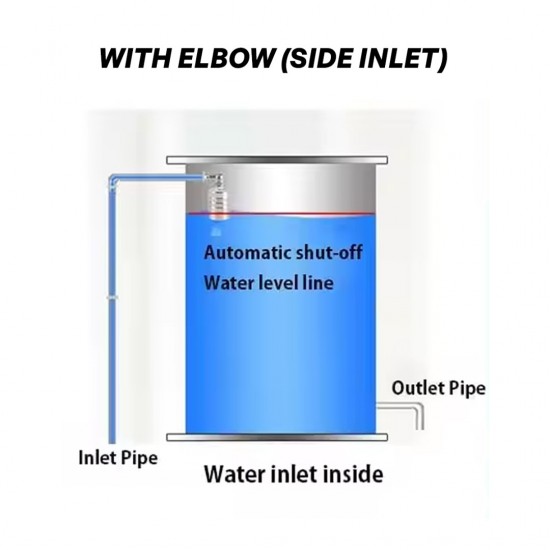 Home Store Mini Stainless Steel 304 Automatic Water Level Control Float Valve Mount Inside 1/2'' Home Store Mini Stainless Steel 304 Automatic Water Level Control Float Valve Mount Inside 1/2''
