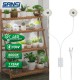 SANSI 10W 2-Head Stickable LED Grow Light 4000K Daylight Full Spectrum With Timer SANSI 10W 2-Head Stickable LED Grow Light 4000K Daylight Full Spectrum With Timer