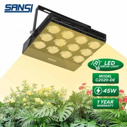 SANSI 45W LED Grow Light Bulb Daylight Full Spectrum And Sunlight White Grow Light Lamp For Indoor Garden Houseplants/Greenhouse