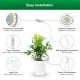 SANSI 10W Pot Clip LED Grow Light Goose Neck Full Spectrum 4000K Daylight With 4-Level Dimmable & Timer SANSI 10W Pot Clip LED Grow Light Goose Neck Full Spectrum 4000K Daylight With 4-Level Dimmable & Timer