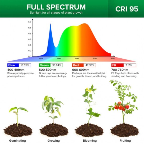 SANSI 10W Pot Clip LED Grow Light Goose Neck Full Spectrum 4000K Daylight With 4-Level Dimmable & Timer SANSI 10W Pot Clip LED Grow Light Goose Neck Full Spectrum 4000K Daylight With 4-Level Dimmable & Timer