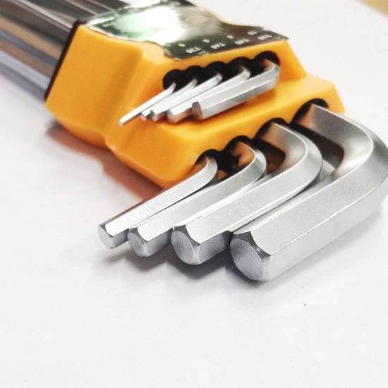 CN "CHDL" Professional 9-Piece L-Shape Hex Ball Point Key Wrench Torks Set CN "CHDL" Professional 9-Piece L-Shape Hex Ball Point Key Wrench Torks Set
