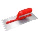 CN Steel Mosaic Cement Trowel With L-Shape Notch 10MM Teeth 120MM (W) x 280MM (L) - Red PVC Handle CN Steel Mosaic Cement Trowel With L-Shape Notch 10MM Teeth 120MM (W) x 280MM (L) - Red PVC Handle