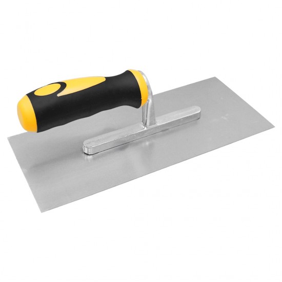 CN 'CHDL' Heavy Duty Steel Plastering Cement Trowel 120MM (W) x 280MM (L) - Rubber Grip Handle CN 'CHDL' Heavy Duty Steel Plastering Cement Trowel 120MM (W) x 280MM (L) - Rubber Grip Handle