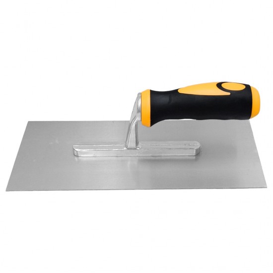 CN 'CHDL' Heavy Duty Steel Plastering Cement Trowel 120MM (W) x 280MM (L) - Rubber Grip Handle CN 'CHDL' Heavy Duty Steel Plastering Cement Trowel 120MM (W) x 280MM (L) - Rubber Grip Handle