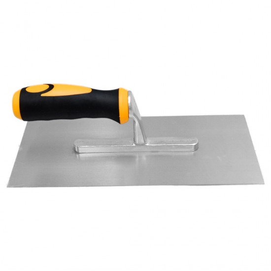CN 'CHDL' Heavy Duty Steel Plastering Cement Trowel 120MM (W) x 280MM (L) - Rubber Grip Handle CN 'CHDL' Heavy Duty Steel Plastering Cement Trowel 120MM (W) x 280MM (L) - Rubber Grip Handle
