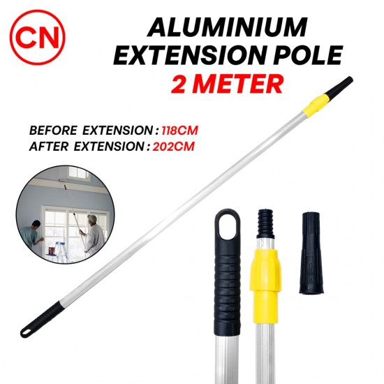 CN Heavy Duty Aluminium Extension Painting Pole 2M (L) CN Heavy Duty Aluminium Extension Painting Pole 2M (L)