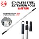 CN Heavy Duty Stainless Steel Extension Painting Pole 3M (L) CN Heavy Duty Stainless Steel Extension Painting Pole 3M (L)