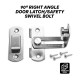 CN Stainless Steel 90-Degree Right Angle Door Latch Safety Swivel Bolt L-Shape CN Stainless Steel 90-Degree Right Angle Door Latch Safety Swivel Bolt L-Shape