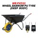 Bosco PVC22 Tray Wheel Barrow Deep Body With PU Tyre