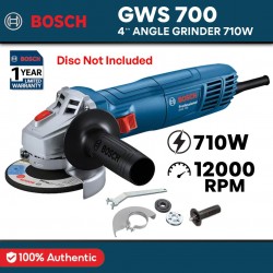 Bosch PRO GWS 700 Professional 4'' 100MM Angle Grinder 710W (06013A31L0)