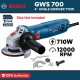 Bosch GWS 700 Professional 4'' 100MM Angle Grinder With Handle 710W (06013A31L0)