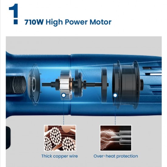 Bosch GWS 700 Professional 4'' 100MM Angle Grinder With Handle 710W (06013A31L0)