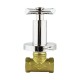 City Forging Brass Concealed Stop Cock (Cross Handle) 3/4''