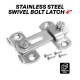 CN Stainless Steel Swivel Bolt Door Latch 4'' CN Stainless Steel Swivel Bolt Door Latch 4''