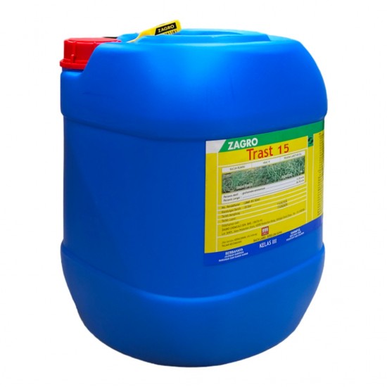 20L Trast 15 Racun Rumput Racun Rumpai Racun Lalang Glufosinate Ammonium 13.5% (Kelas III) 20L Trast 15 Racun Rumput Racun Rumpai Racun Lalang Glufosinate Ammonium 13.5% (Kelas III)
