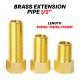 Brass Extension Pipe Fittings 1/2'' (D) x 50MM/ 75MM/ 100MM (L) Brass Extension Pipe Fittings 1/2'' (D) x 50MM/ 75MM/ 100MM (L)