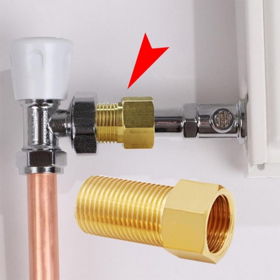 Brass Extension Pipe Fittings 1/2'' (D) x 50MM/ 75MM/ 100MM (L) Brass Extension Pipe Fittings 1/2'' (D) x 50MM/ 75MM/ 100MM (L)