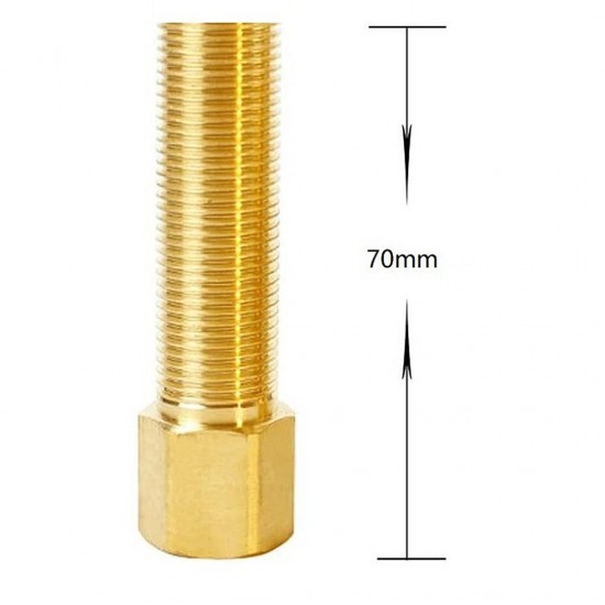 Brass Extension Pipe Fittings 1/2'' (D) x 50MM/ 75MM/ 100MM (L) Brass Extension Pipe Fittings 1/2'' (D) x 50MM/ 75MM/ 100MM (L)