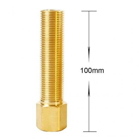 Brass Extension Pipe Fittings 1/2'' (D) x 50MM/ 75MM/ 100MM (L) Brass Extension Pipe Fittings 1/2'' (D) x 50MM/ 75MM/ 100MM (L)