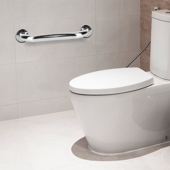 Mitco MT393B Stainless Steel Grab Bar Toilet 12'' (L) x 32MM (D) Mitco MT393B Stainless Steel Grab Bar Toilet 12'' (L) x 32MM (D)