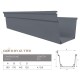 Middy G100 Rain Gutter 5.8M (Grey) Middy G100 Rain Gutter 5.8M (Grey)