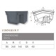 Middy G100 Corner Out (Grey)