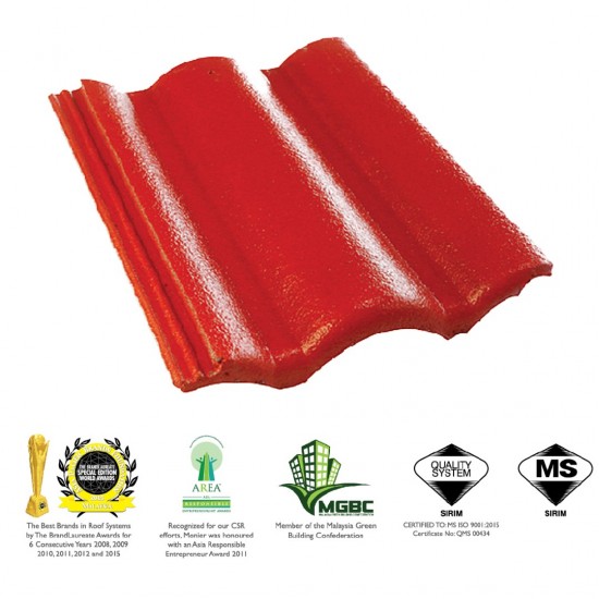 Monier Elabana Tropical Roof Tile System 330MM (W) x 420MM (L)