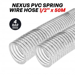 Tecoline PVCSW-12K Nexus PVC Spring Wire Hose  1/2'' x 50M x 4BAR