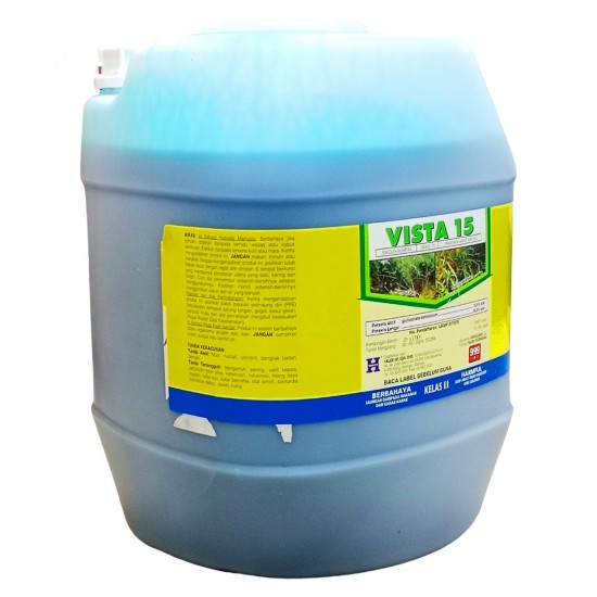 20L Vista 15 Racun Rumput Racun Rumpai Racun Lalang Glufosinate Ammonium 13.5% (Kelas III) 20L Vista 15 Racun Rumput Racun Rumpai Racun Lalang Glufosinate Ammonium 13.5% (Kelas III)