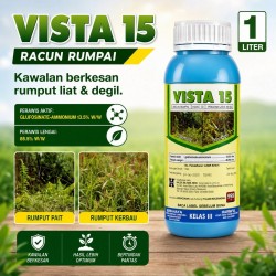 1L Vista 15 Racun Rumput Racun Rumpai Racun Lalang Glufosinate Ammonium 13.5% (Kelas III)