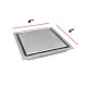Protech HD Stainless Steel 304 Floor Grating Bathroom 6'' x 6'' With Auto-Filter (Square 6-AF) Protech HD Stainless Steel 304 Floor Grating Bathroom 6'' x 6'' With Auto-Filter (Square 6-AF)