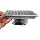 Protech HD Stainless Steel 304 Floor Grating Bathroom 6'' x 6'' With Auto-Filter (Checker 6-AF) Protech HD Stainless Steel 304 Floor Grating Bathroom 6'' x 6'' With Auto-Filter (Checker 6-AF)