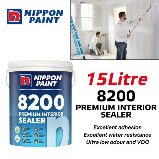 Nippon Paint 8200 Premium Interior Sealer Water-Based 15L