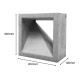Ventilation Block BB 12215 100MM (W) x 200MM (H) x 200MM (L) - Diagonal Ventilation Block BB 12215 100MM (W) x 200MM (H) x 200MM (L) - Diagonal