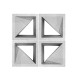 Ventilation Block BB 12215 100MM (W) x 200MM (H) x 200MM (L) - Diagonal Ventilation Block BB 12215 100MM (W) x 200MM (H) x 200MM (L) - Diagonal